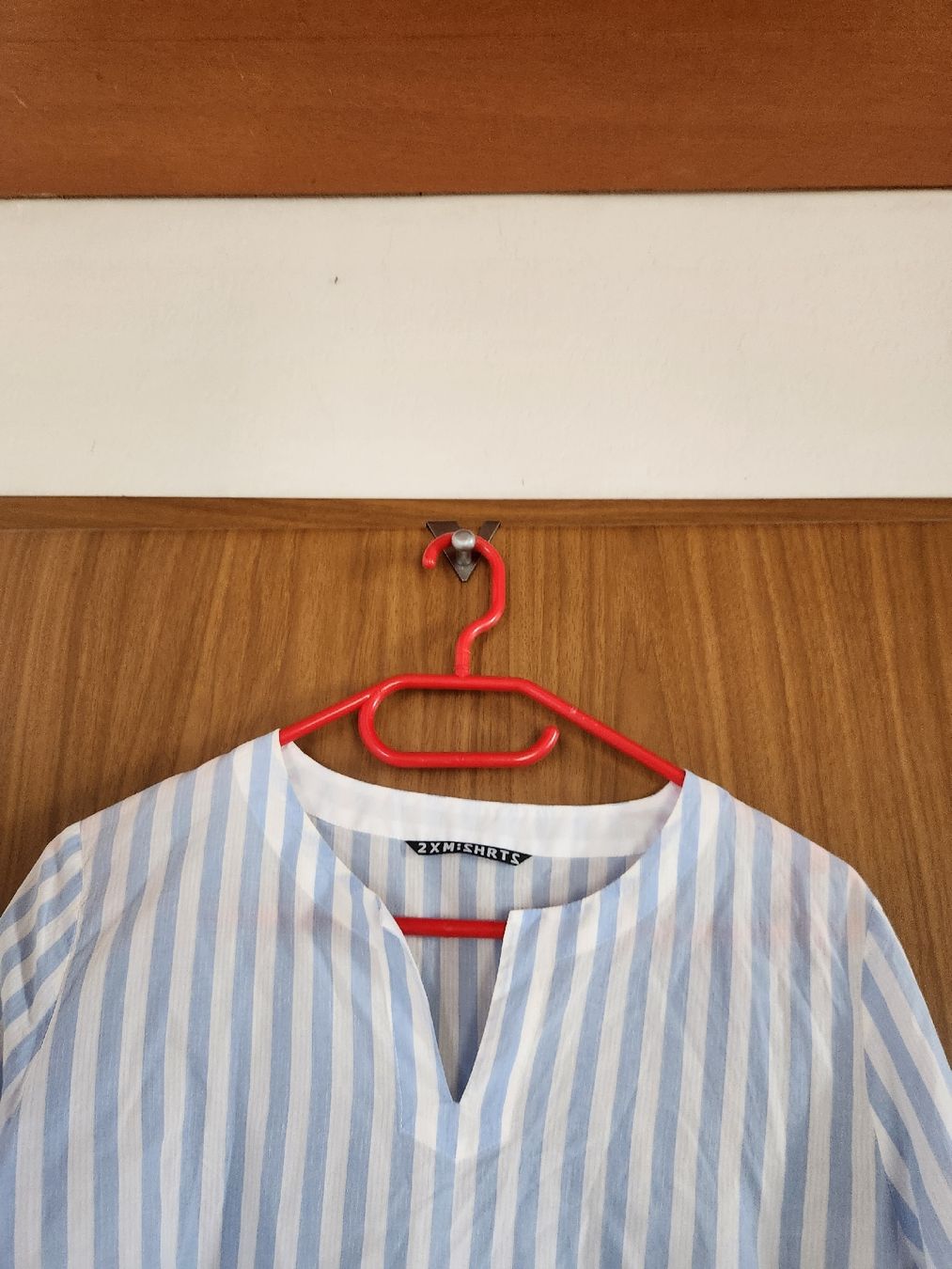 Camicette: Chemise à rayures bleues et blanches, manche évasée, M – Usato da Niedergösgen venduto da Eva2410 3