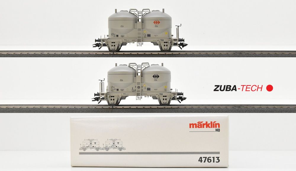Märklin 47613 Silowagen-Set 2tlg SBB H0 WS mit OVP (Neu (gemäss ...