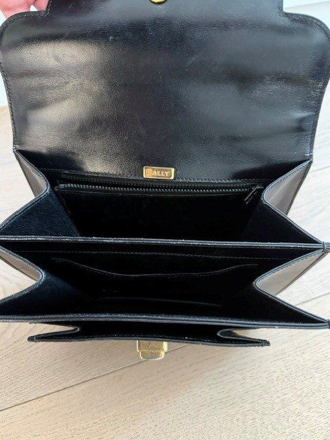 Bally Borse da donna: Bally Handtasche Leder Schwarz- Gold – Usato da Bern venduto da howi72 2