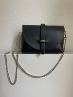 Elegante Handtasche aus Leder, Schwarz, tolles Design