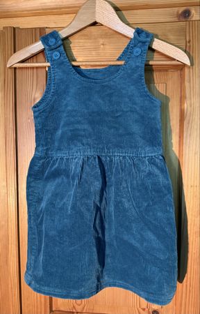 Kinder Cord Kleid türkis, Top Zustand!