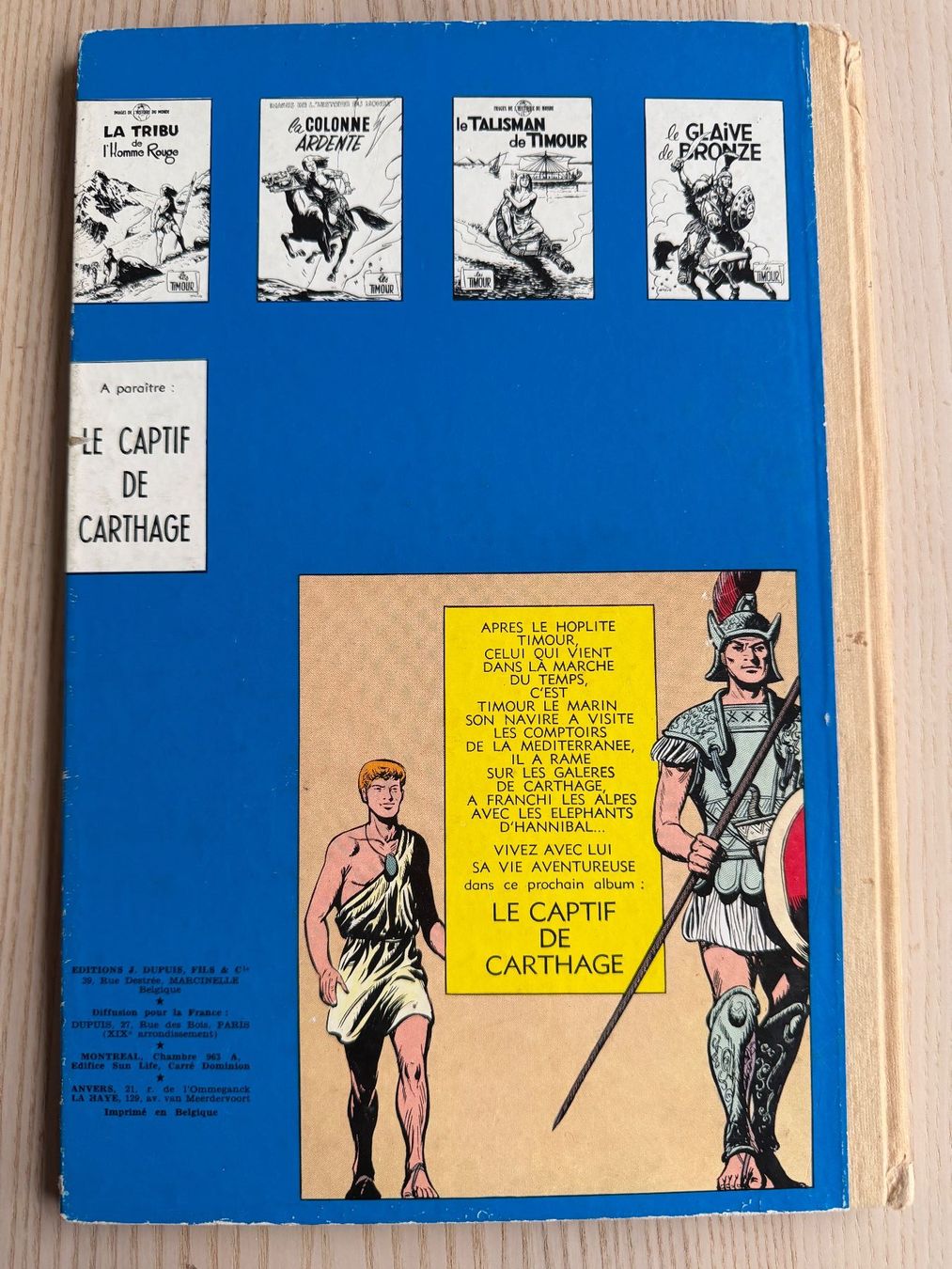 Fumetti: Les Timour: Le Glaive et le Bronze, édition originale 1958 – Usato da Fribourg venduto da J334455 1