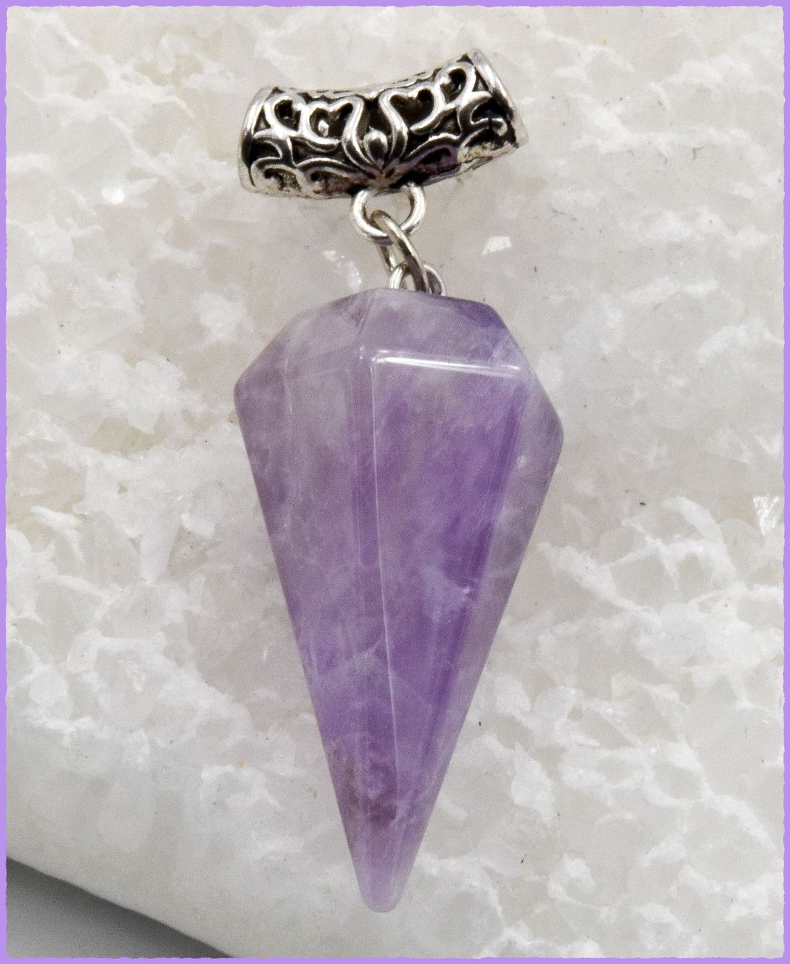 Ciondoli: ♛ Amethyst Anhänger – Nuovo e nell'imballaggio originale da Oberglatt ZH venduto da Hot-Spot 1