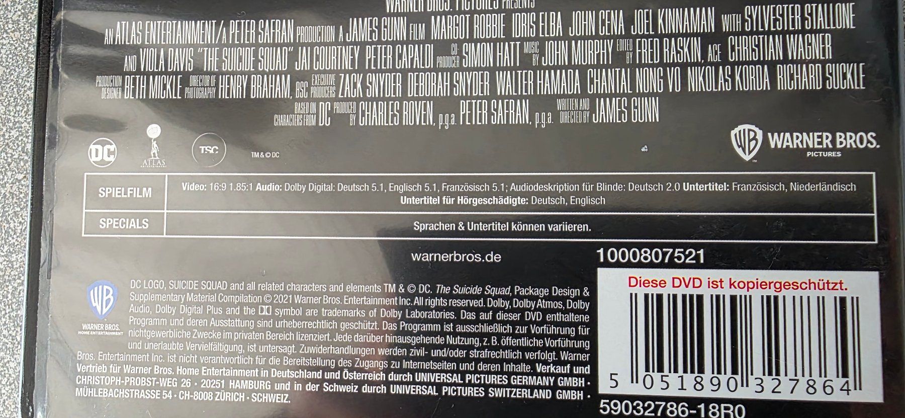 Tutti i DVDs: DVD The Suicide Squad / James Gunn – Usato da Oetwil am See venduto da fineli2 1