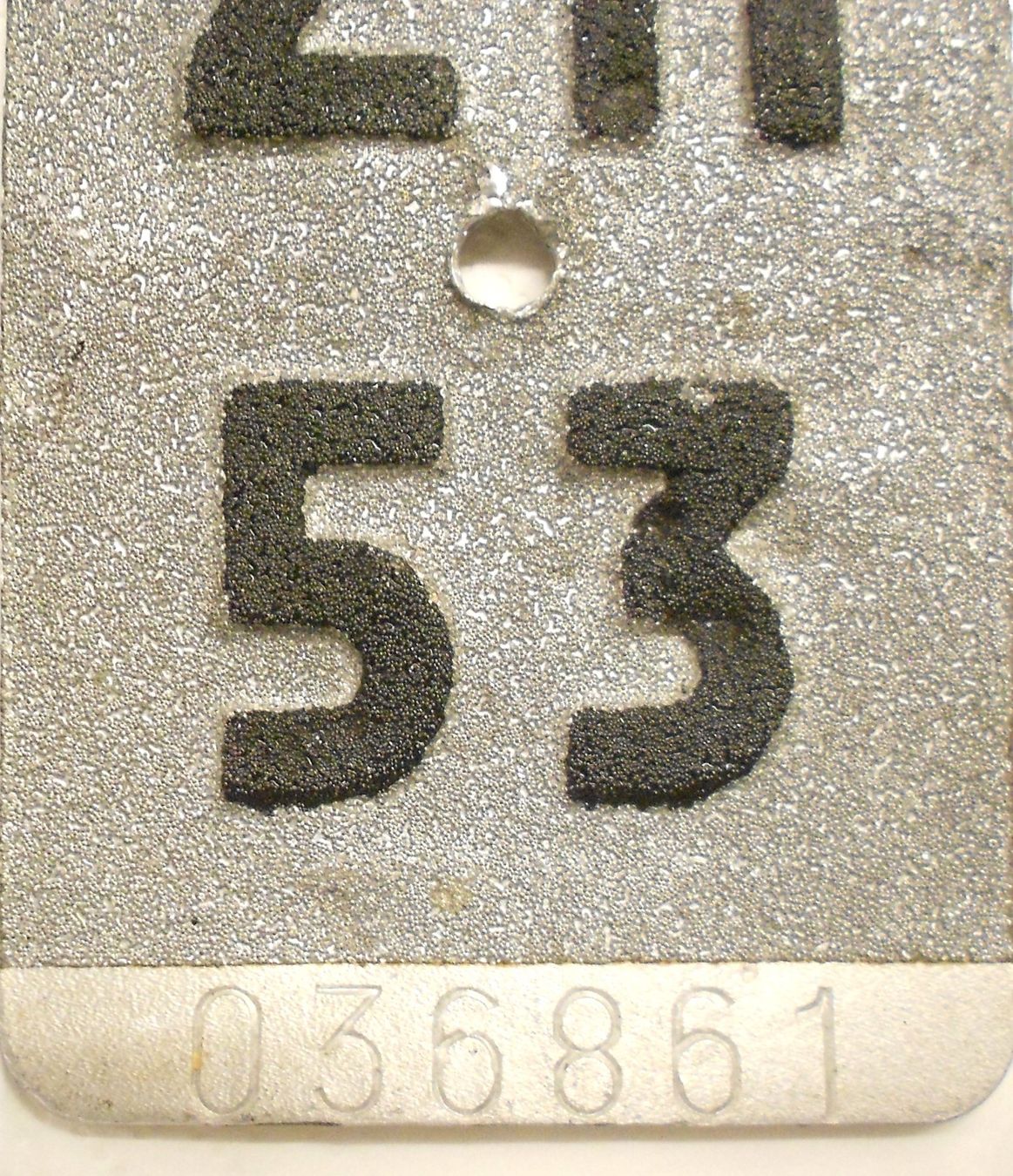 Schilder: Velonummer ZH 53 – Gebraucht aus Dübendorf von ArtExpression 2