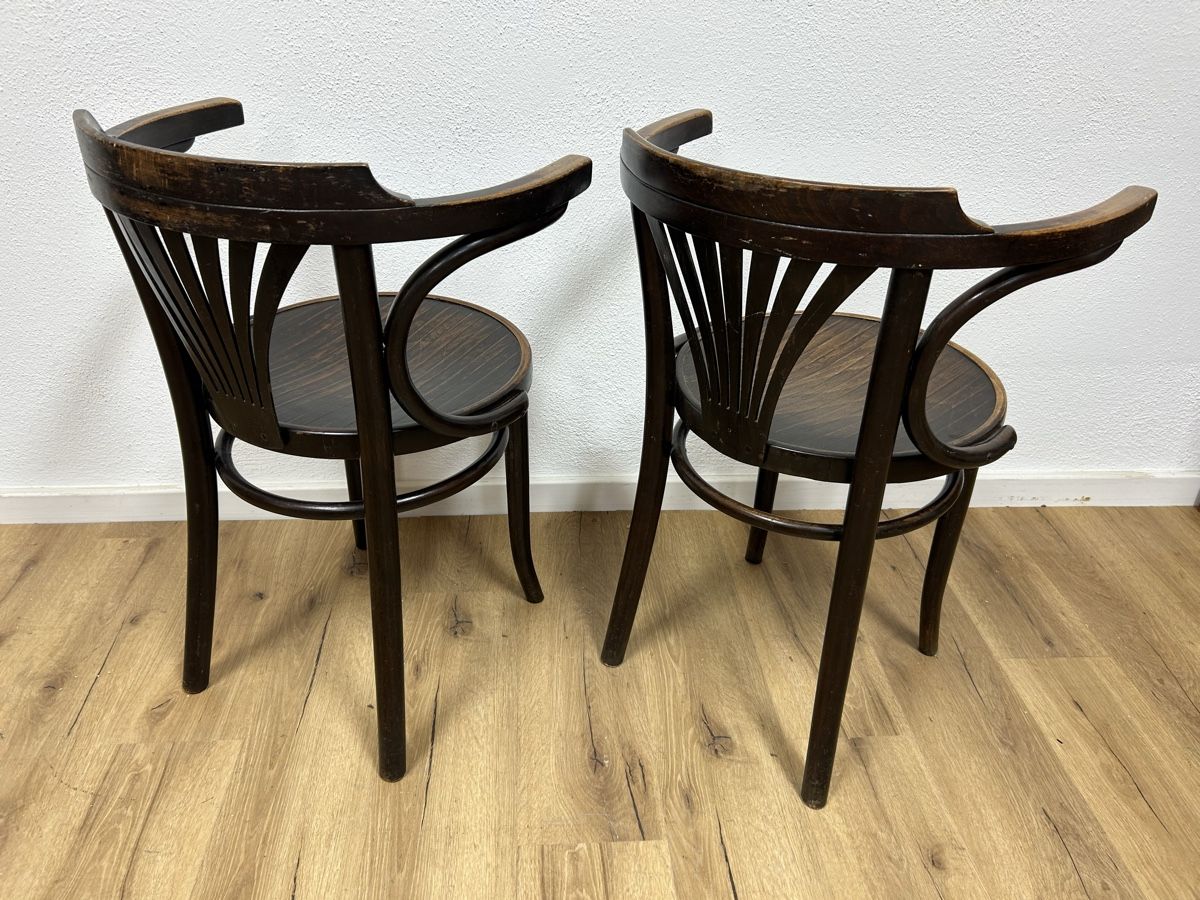 Thonet Poltrone: 2er Set J.&J. Kohn Armlehnstühle – Usato da Basel venduto da Sackmann 3