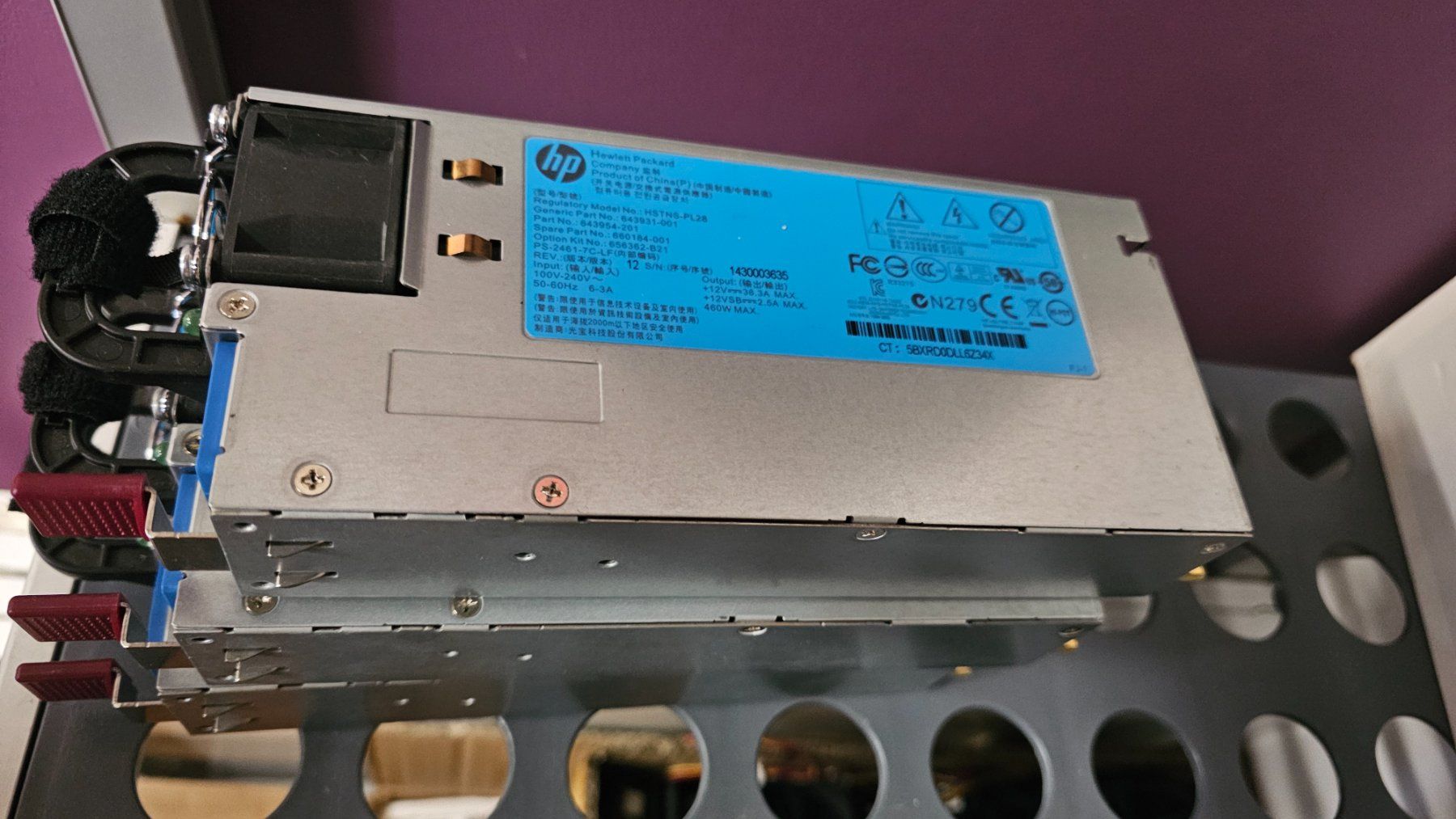 Hewlett Packard Serveurs: 3 Stück Server Netzteil 12V "HSTNS-PL28" ab 1.- – D'occasion à Dorf par Miner-supply 2