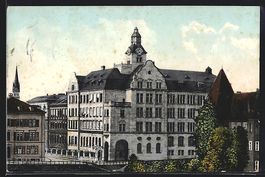 AK Basel, Neue Töchternschule, 1909
