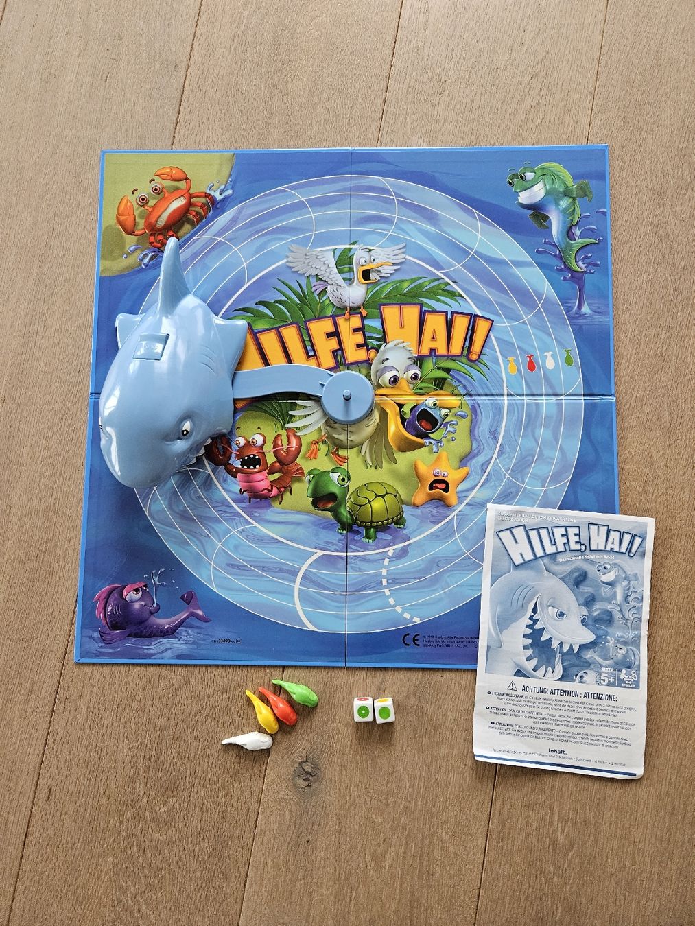Hasbro Giochi: Hilfe, Hai- Gesellschaftsspiel – Usato da Belp venduto da mic_n66y 2