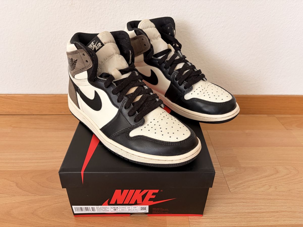 Jordan Scarpe da uomo: Air Jordan 1 Retro High OG Mocha Gr. 43 – Usato da Thalwil venduto da Sermet1907