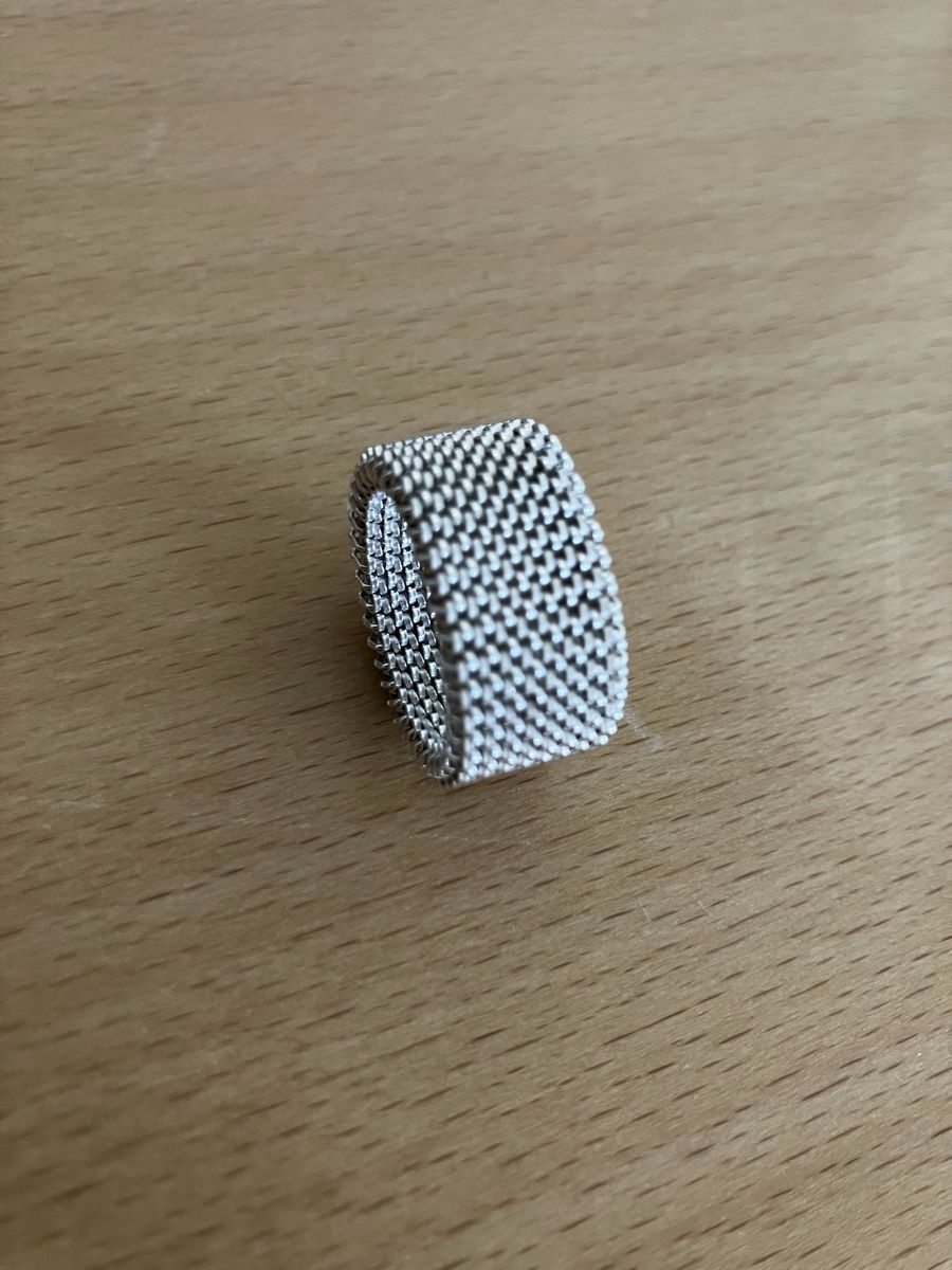 Anelli: Ring Silber 925 Mesh Look Größe 54 - 56 – Nuovo (secondo la descrizione) da Wittenbach venduto da ant_9ykk 2