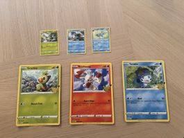 Pokemon Sammelkarten Set - Grookey, Scorbunny, Sobble + mehr