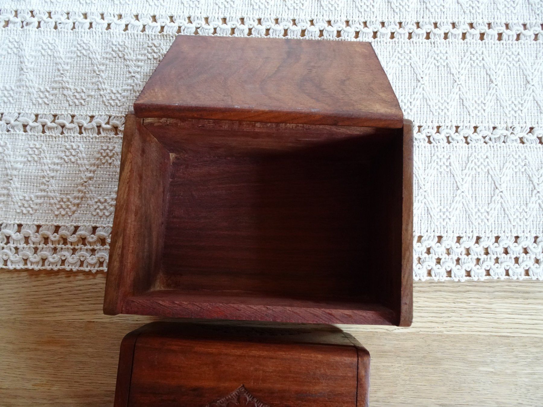 Portagioie: Wunderschöne 3-teilige Holzschatulle - 426280 – Usato da Küssnacht am Rigi venduto da Good4Deckeli 1