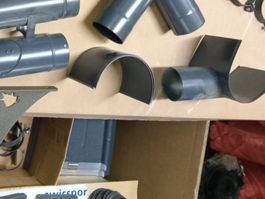 Prefa Dachrinnenverbinder Ablaufrinne anthrazit 333  ,153mm