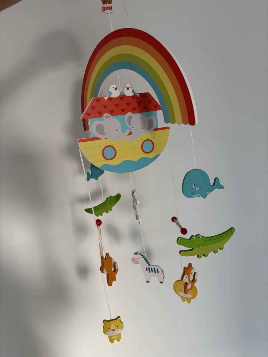 Giocattoli: Goki Noah's Ark Mobile - Rainbow Animals - Perfect for Nurse – Nuovo (secondo la descrizione) da Männedorf venduto da aztamindenet 2