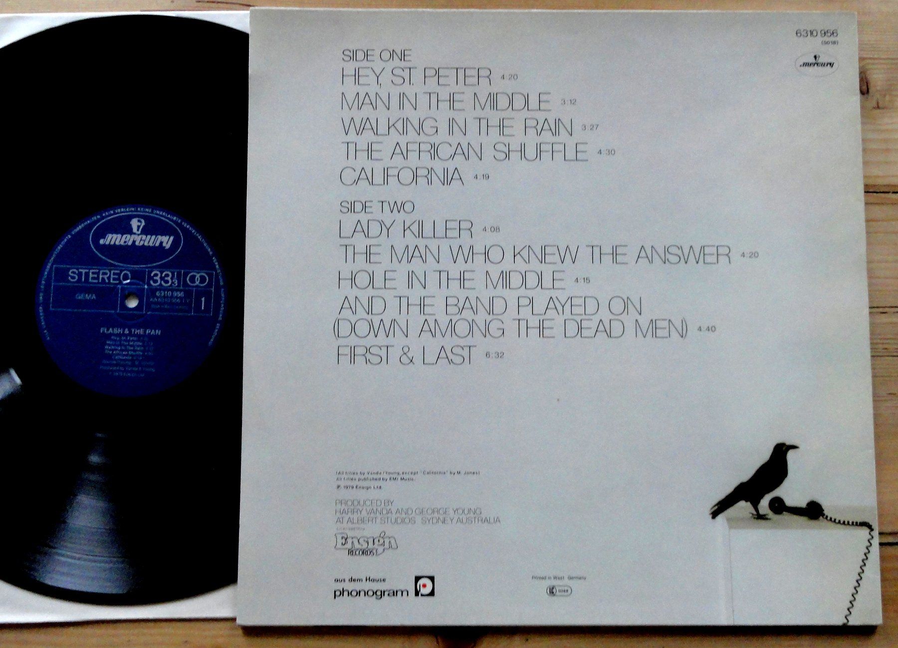 LP FLASH & THE PAN same 1979 MERCURY DE New Wave Kult (Gebraucht) in ...