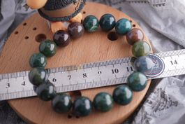 Heliotrop   12mm Kugel Armband ab 3.- (Räumung!)