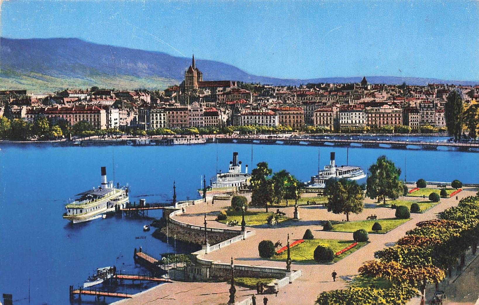 Cartoline postali: Geneve schiff battello boot – Usato da Biasca venduto da Blenio71
