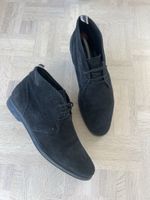 Herren Chukka Boots Wildleder Dunkelblau Navy Gr. 41 