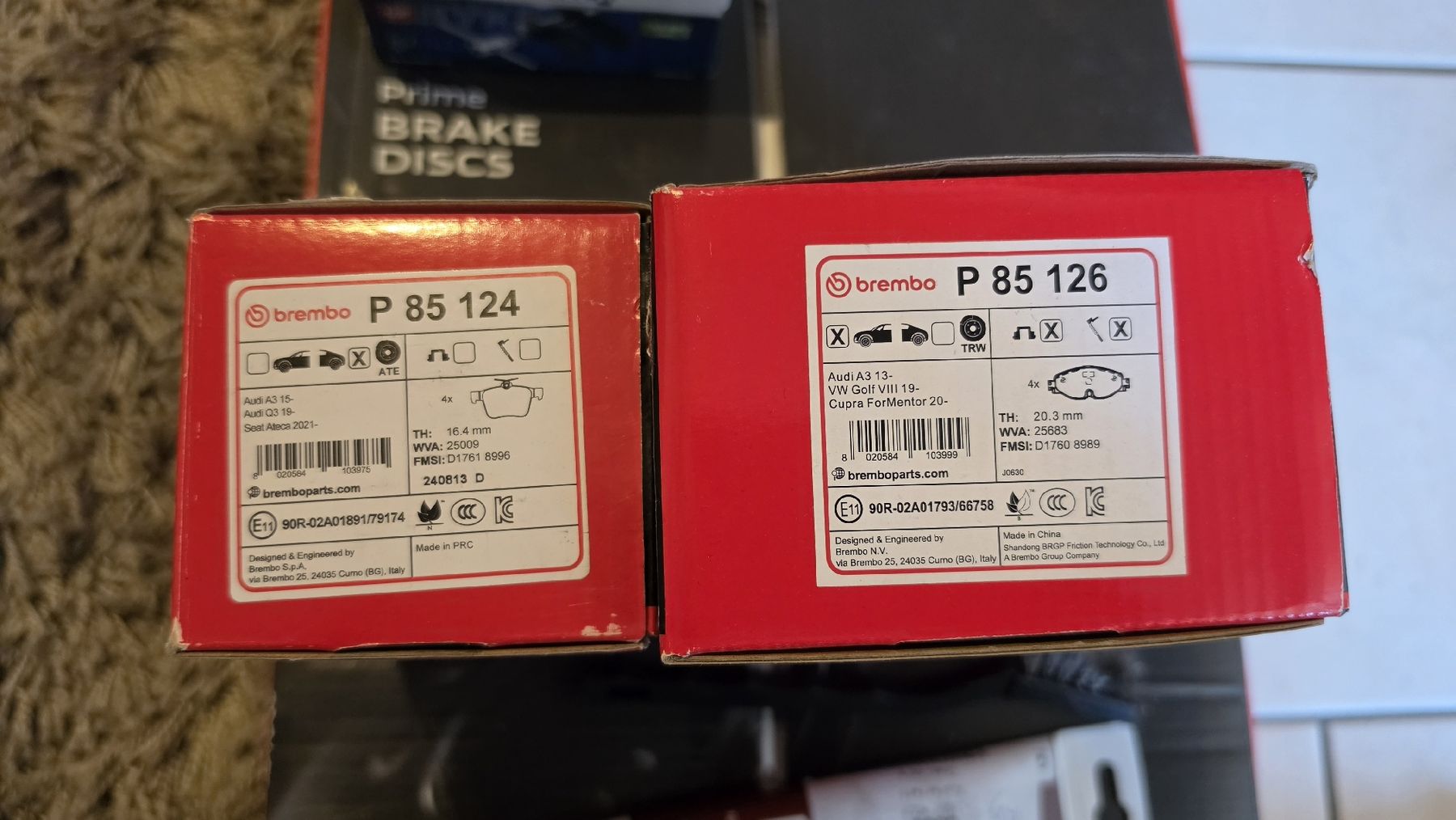 Brembo Tutti pezzi di ricambio auto: Brembo Bremsset – Nuovo e nell'imballaggio originale da Bremgarten AG venduto da Hoeggerd 2
