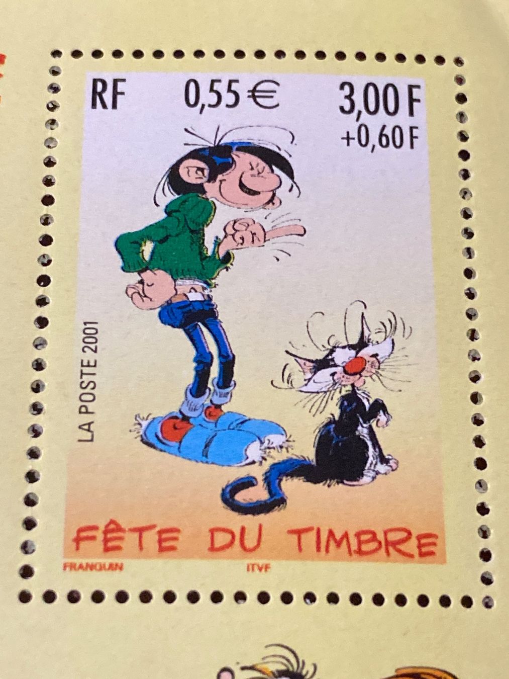 Fumetti: Loc de timbre - Gaston Lagaffe - 2001 – Nuovo (secondo la descrizione) da Fribourg venduto da Ldan 1