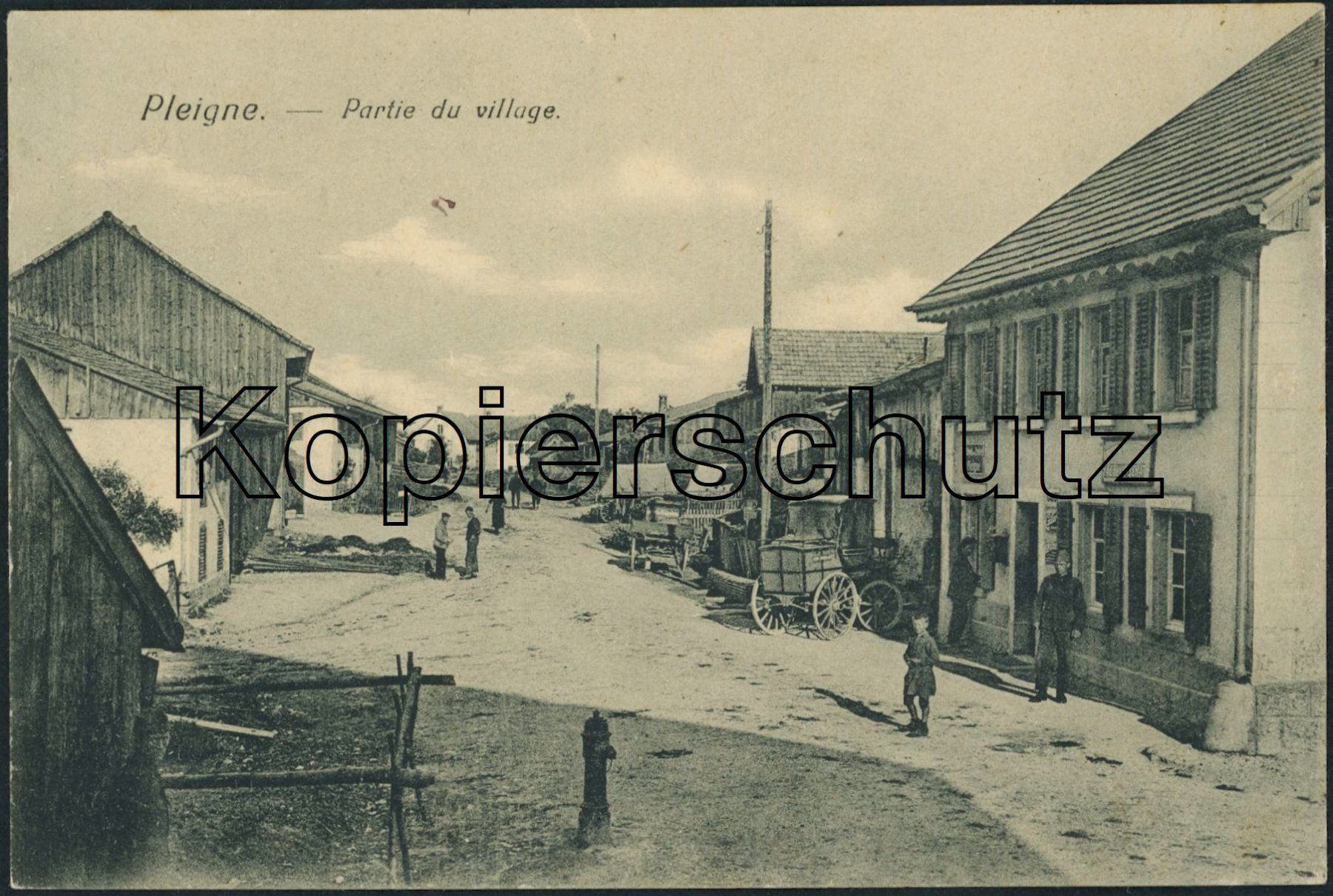 Cartoline postali: JU Pleigne - Post - Postkutsche - Militärstempel – Usato da Schindellegi venduto da leecollect