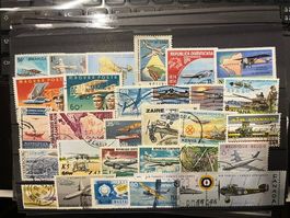 30 timbres différents thématique aviation n°4