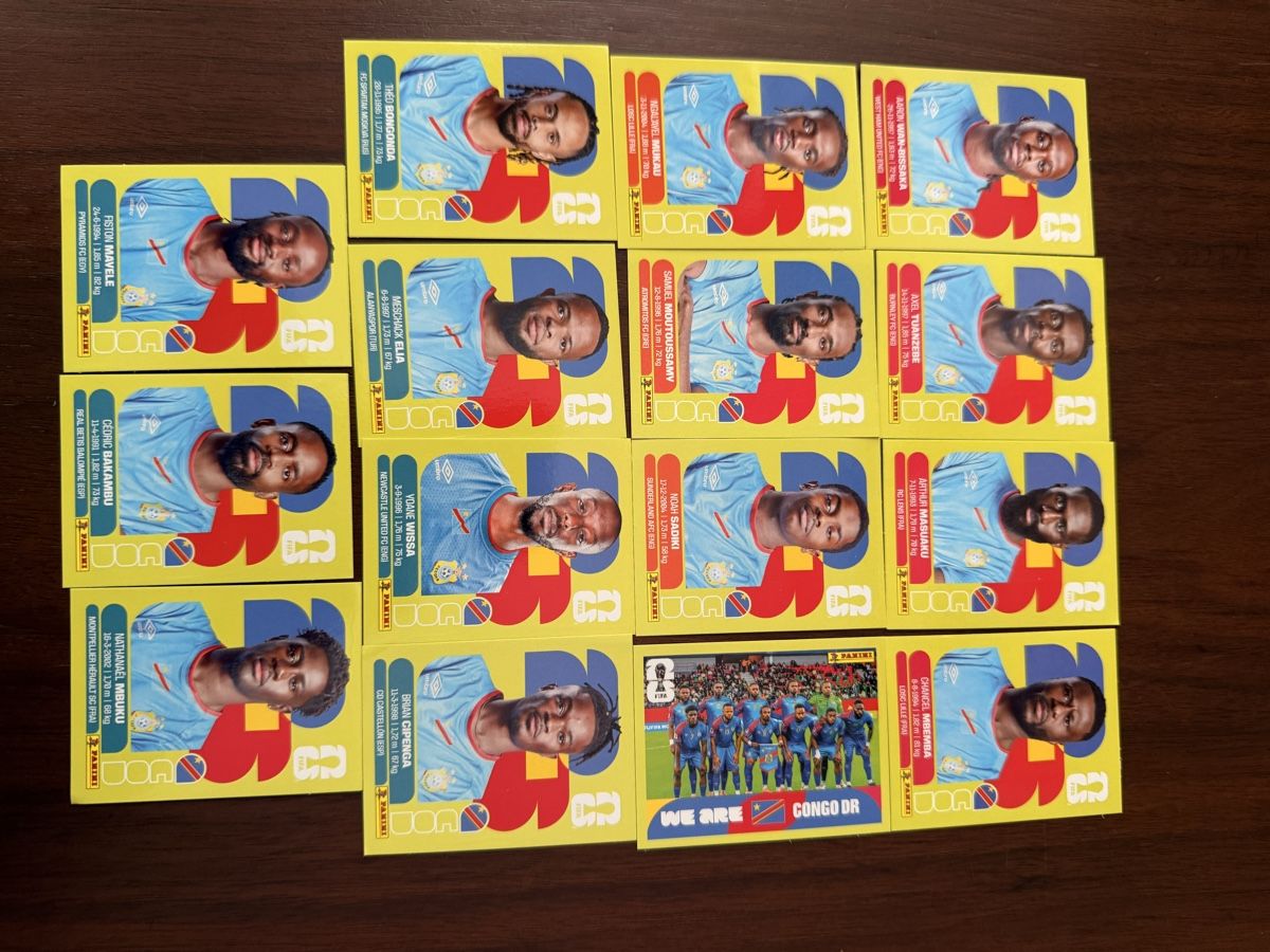 Panini Carte collezionabili: FIFA World Cup stickers Panini Congo DR collection 2026 – Nuovo (secondo la descrizione) da Obernau venduto da lau_q9xp