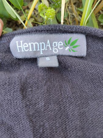 HempAge Strickjacke, Hanf/Bio-Baumwolle, Gr. S, Top Zustand!