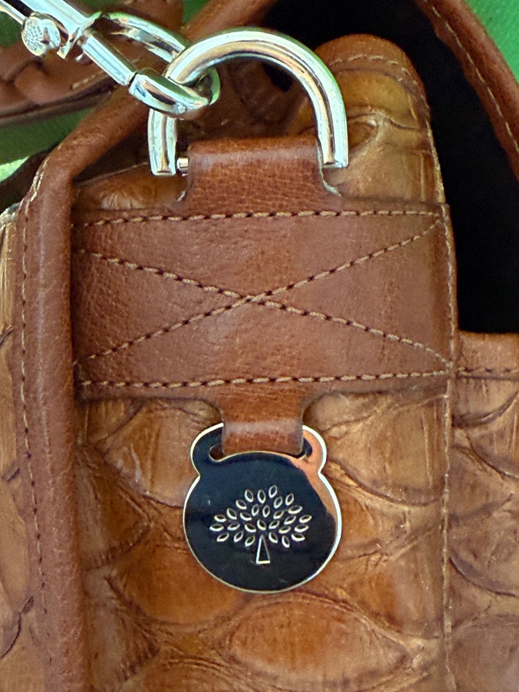 Mulberry Borse: Mulberry Oak Silky Snake Trout Bag – Usato da Frauenfeld venduto da Scleo 7