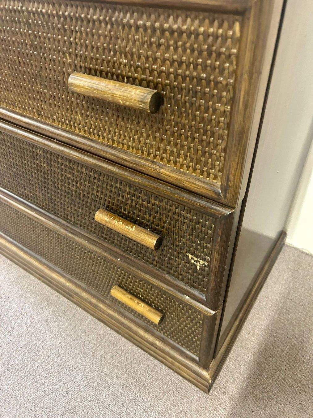 Kommoden: Vintage Rattan Bambus Kommode 3 Schubladen – Gebraucht aus Rickenbach ZH von Der-Insider 3