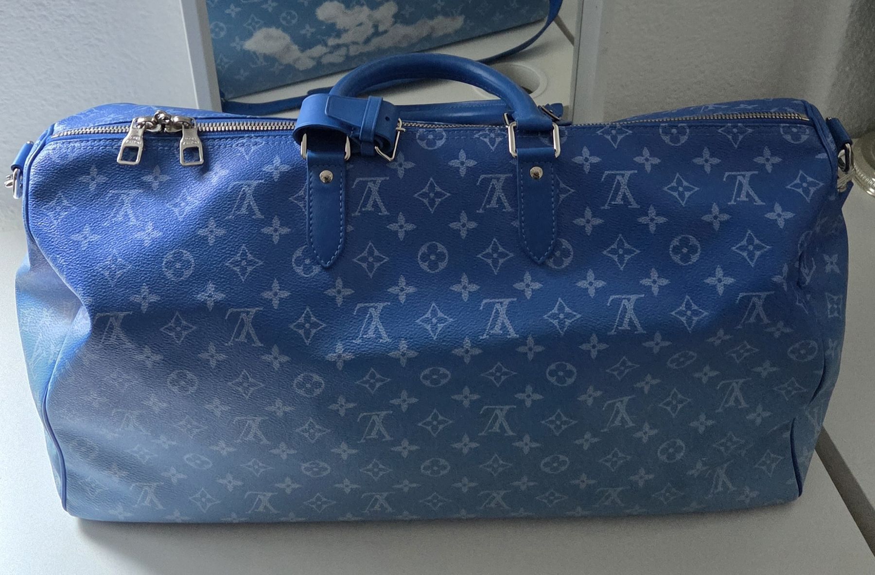 Louis Vuitton Borse: Louis Vuitton Keepall Bandouliere Clouds Monogram 50 – Nuovo (secondo la descrizione) da Bern venduto da lemo44 2