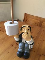 WC-Papierhalter  Figur Kellner neu lustige Dekoration