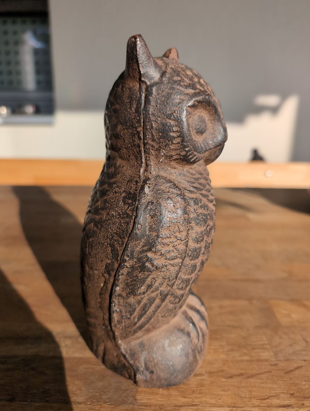 Sculture & Statue: Dekorative Eule aus Gusseisen🦉  – Usato da Rieden AG venduto da Lombego 6
