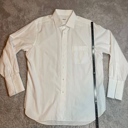 Brioni Herrenhemd Weiss Grösse 45 17¾ Langarm