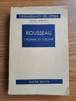 Livre ancien : Rousseau - L'homme et l'œuvre (Daniel Mornet)