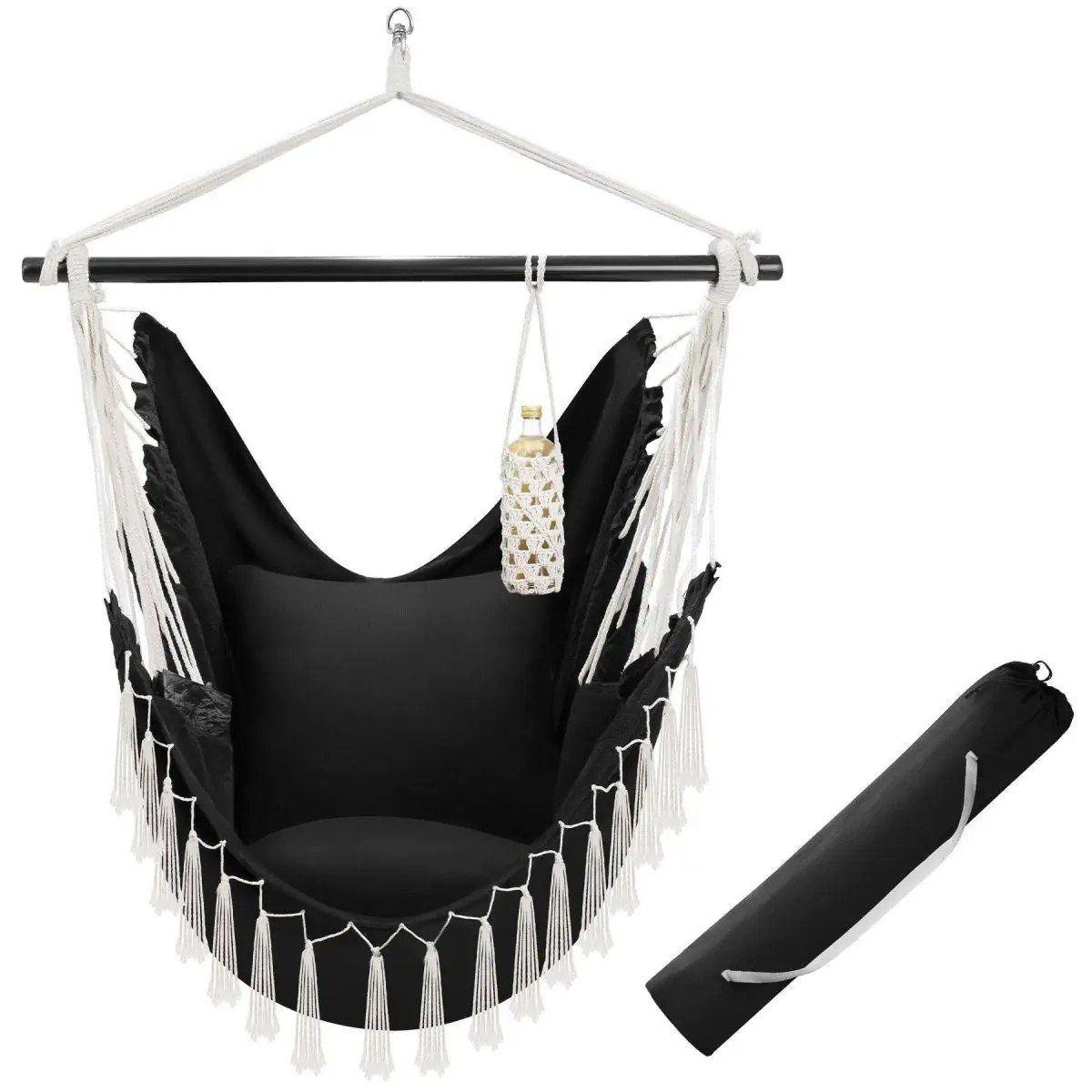 Poltrone pensili da giardino: Hängesessel Boho Style Belastbarkeit 150kg SANDIRA – Nuovo e nell'imballaggio originale da Lachen SZ venduto da sw3zzy