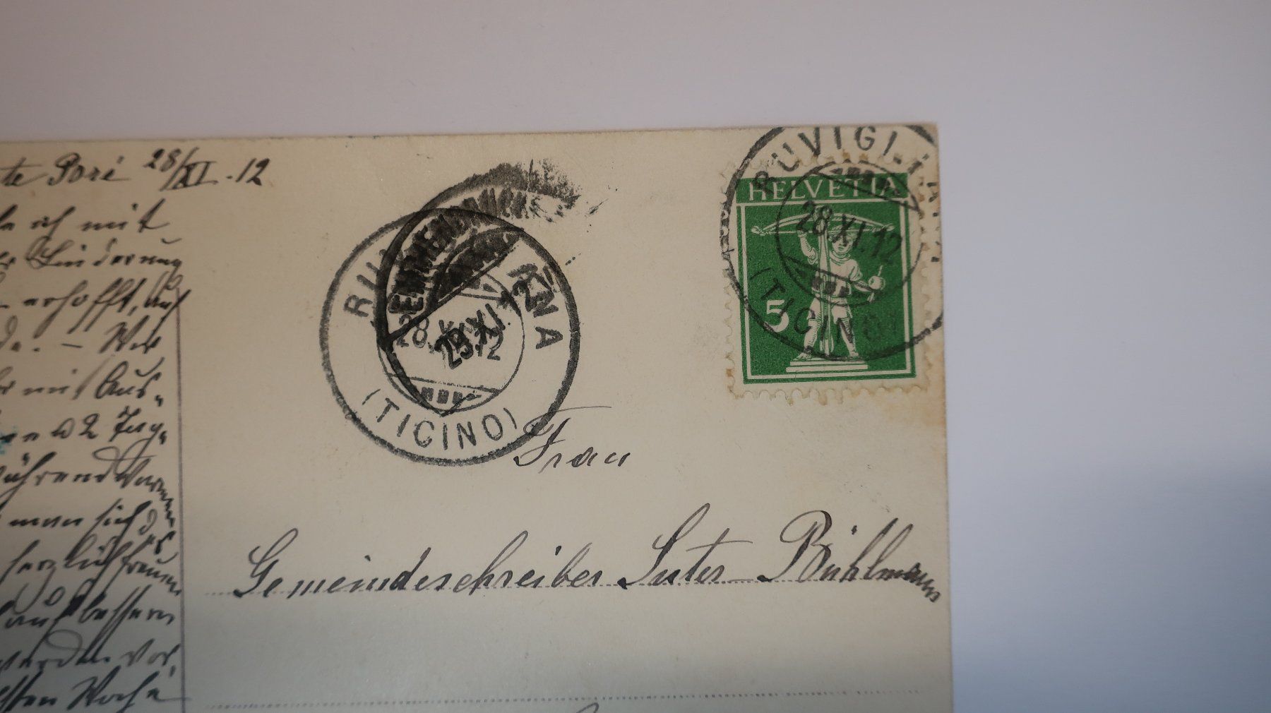 Cartes postales: Lugano e Monte Bré  1912 – D'occasion à Cormoret par Pascalll2001 3