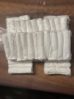 Waschtücher/kosmetiktücher 100% baumwolle. 4 Pack a 11 stück