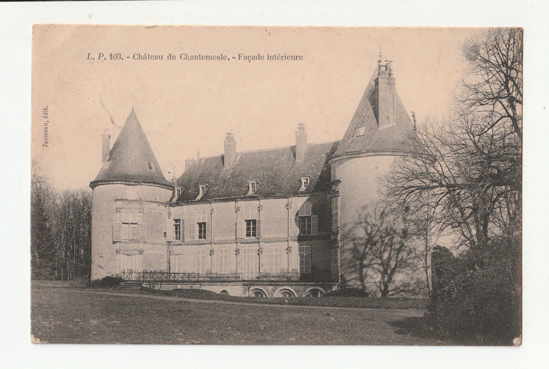 Cartoline postali: Château de Chantemesle Logron Eure-et-Loir – Usato da Rheineck venduto da rhynegg
