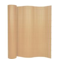Sichtschutzmatte PVC 300 x 180 cm Bambusoptik. Neu.