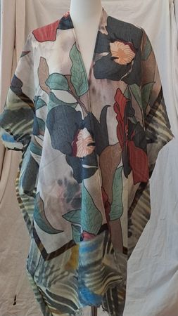 Indian woollen kimono jacket/Kimonojacke aus indischer Wolle
