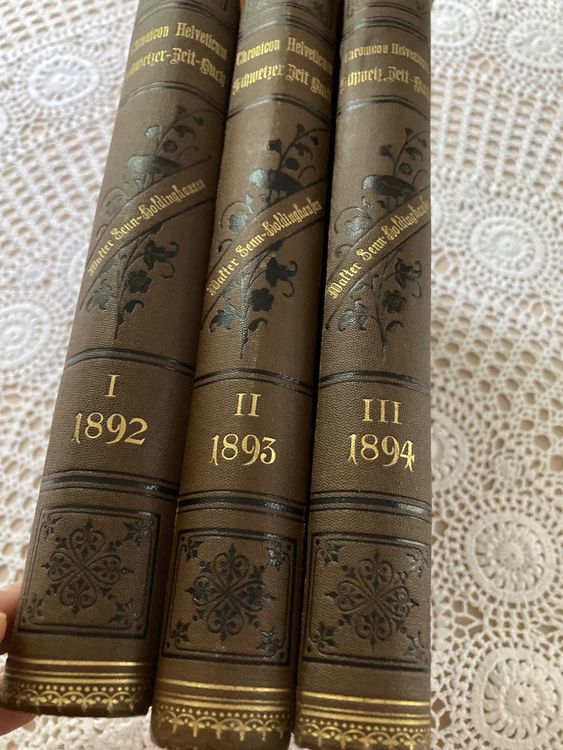 Chronicon Helveticum, 3Bände, 1892, 1893, 1894 Kaufen auf Ricardo