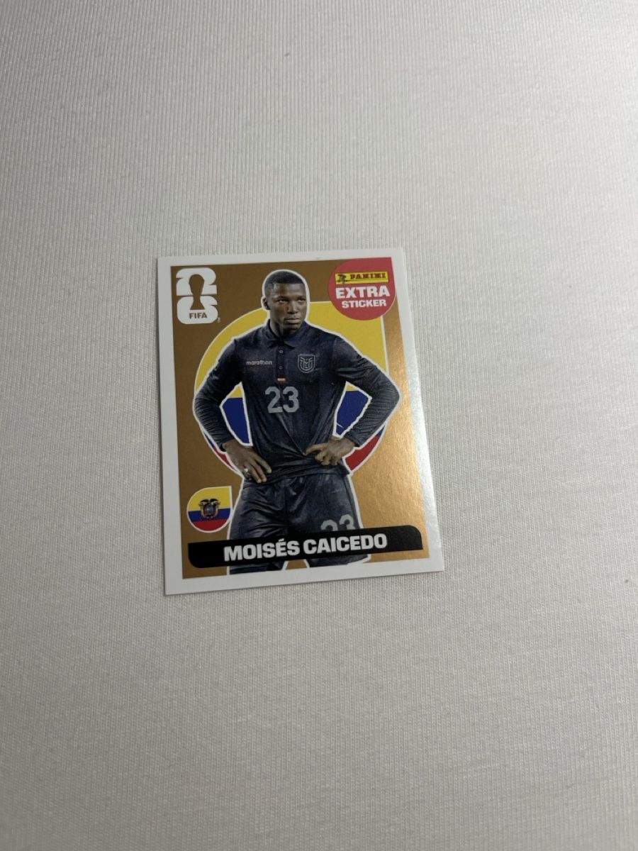 Panini Carte collezionabili: Mosés Caicedo bronze – Nuovo e nell'imballaggio originale da Zug venduto da Haegito