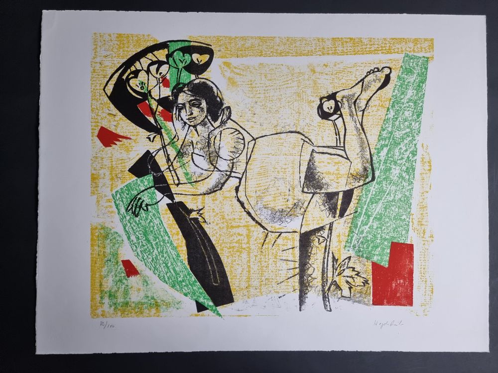 MAX HEGETSCHWEILER LITHOGRAPHIE SIGNIERT NUMMERIERT 1