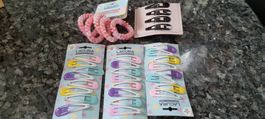 Lacura Haar-Set: Gummis, Spängeli, Clips - Neu & OVP!