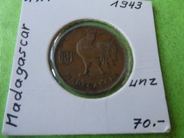 Madagaskar 1943, 1 Franc   unz