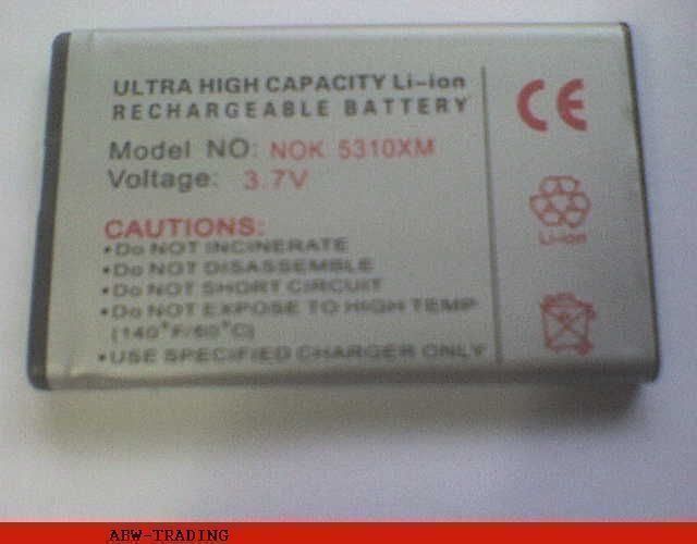 Batterie: 3044 Akku  Nokia  5310 6600 – Nuovo e nell'imballaggio originale da Ramsen venduto da ABW-Trading