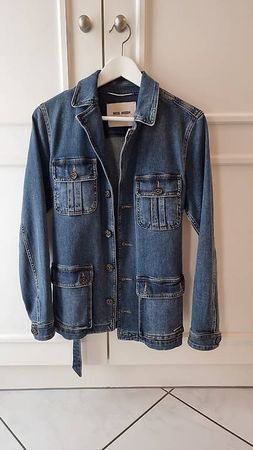 jeansjacke dunkelblau gr. m von mos mosh
