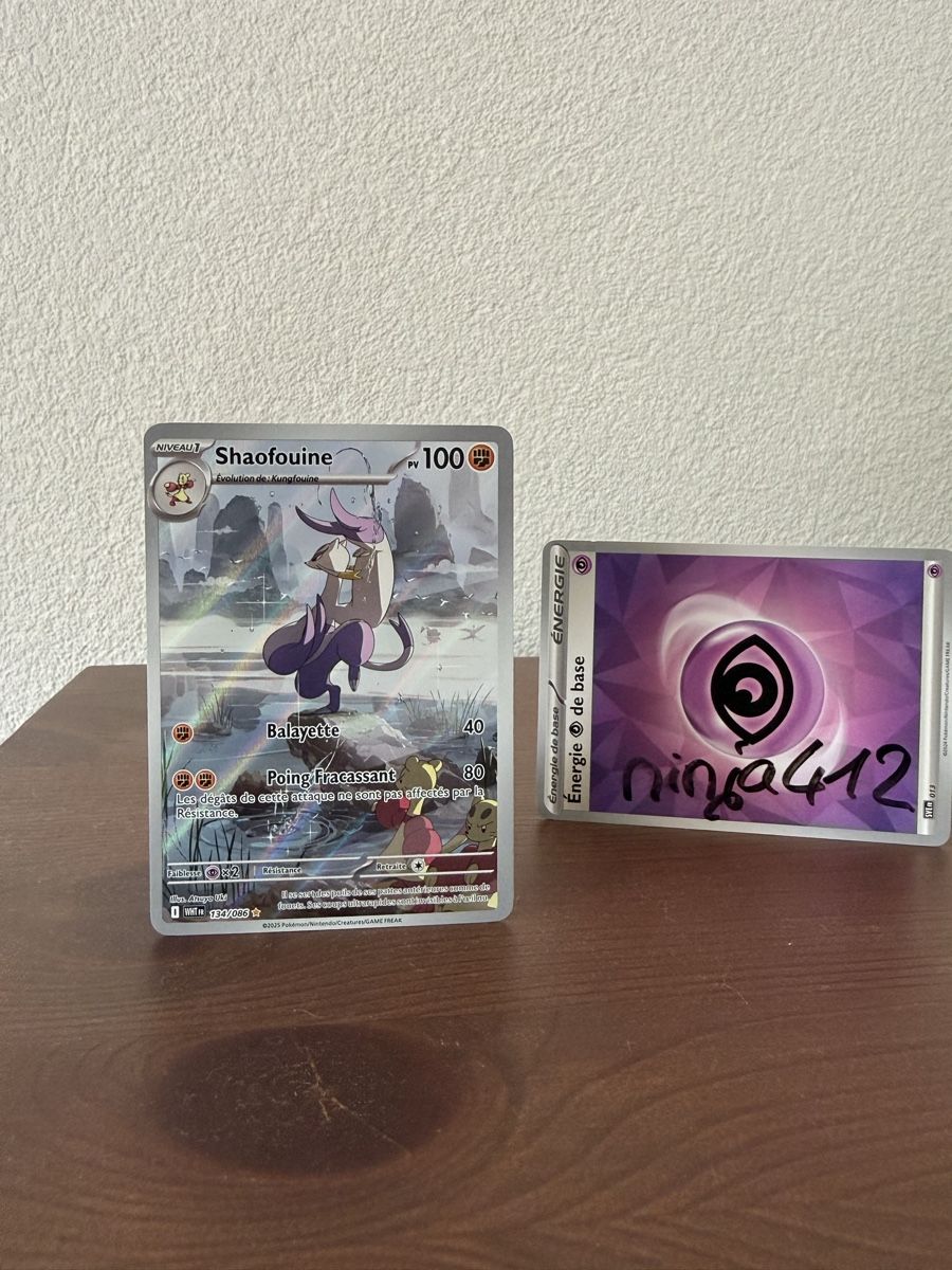 Pokémon Carte collezionabili: Shaofouine WHT 134/086 – Nuovo (secondo la descrizione) da La Tour-de-Peilz venduto da ninja412